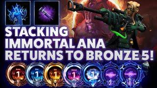 Ana Nanoboost - STACKING IMMORTAL ANA RETURNS TO BRONZE 5! - B2GM Season 1 2024