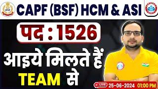 BSF HCM & ASI 2024 | अग्नि Batch Team Introduction & Classes Time Table | By Ankit Bhati Sir
