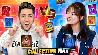 Richest Free Fire Girl Player Sooneeta Vs As Gaming Collection Battle - Garena Free Fire