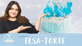 Frozen Elsa Torte | Eiskönigin-Torte | Motivtorte einfach selber machen  I Einfach Backen