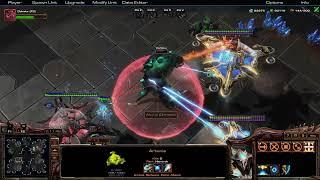 StarCraft 2 Dehaka vs Protoss Motherships