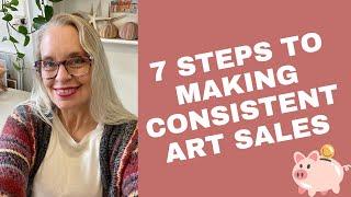 Art Sales Dried Up? The 7 steps to start making consistent art sales again.