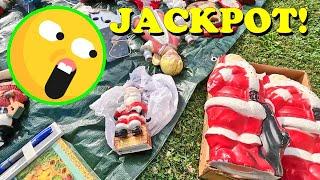 HIT THE VINTAGE CHRISTMAS JACKPOT! Yard Sale Shop With Me! | eBay Reselling