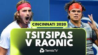 Stefanos Tsitsipas vs Milos Raonic: Cincinnati 2020 Highlights! 