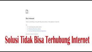 Cara Mengatasi  Internet Terhubung Tapi Tidak Bisa Browsing