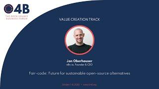 Fair-code: Future for sustainable open-source alternatives - Jan Oberhauser, n8n.io