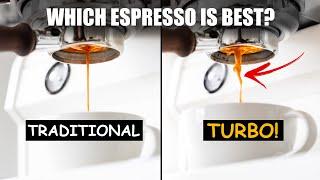 Modern Espresso: Turbo Shot Vs Traditional Shot