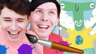 THE DISASTER ARTISTS - Dan vs. Phil: 90 Second Portraits!
