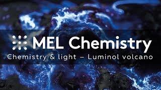 "Luminol volcano" experiment from the MEL Chemistry subscription