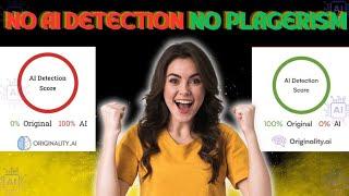 The Easiest & Best Method To Bypass Ai Detectors 2024  - How to Write Undetectable Ai Content