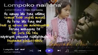 LOMPOKO NAI' ANA' - ASHARI SITABA (OFFICIAL LYRIC VIDEO)