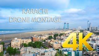 Karachi Drone Montage 2019 - 4K Ultra HD - Karachi Street View