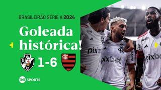 SÓ VALEU GOLAÇO! FLA COMEÇA ATRÁS, MAS DOMINA E GOLEIA VASCO NO MARACANÃ - VASCO 1 X 6 FLAMENGO