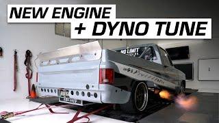 C10 truck makes 633 WHP on the dyno!