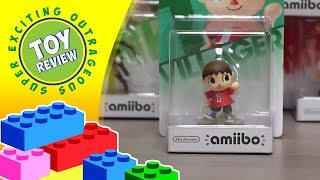 Villager Super Smash Bros. Wii U Animal Crossing Amiibo Action Figure Unboxing - Toy Review