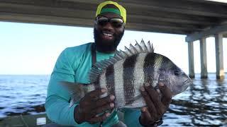 Tide Changes and the Sheeps Head FEED!!! Archie Glover Boat Launch Pensacola Florida Milton Florida