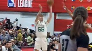 Celtics Summer League HIGHLIGHTS vs Heat | Baylor Scheierman Debut