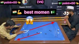 ￼Indian carrom King, vs pakistan ￼ big moment big match 29 point Carrom board games 