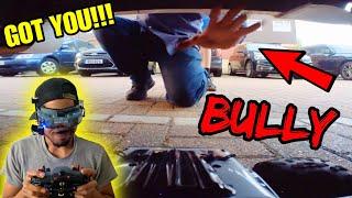 CRAZY MAN TRIES TO CATCH FPV RC CAR In N Out Troll Prank