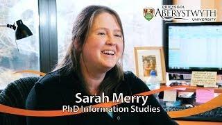 Postgrad Student Talks: Sarah Merry, PhD Information Studies