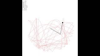 Double pendulum with a large mass at its end