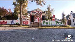 Dallas family has hole-in-one Christmas display | NBCDFW