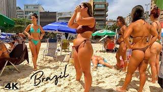  [4K] Ein Tag am Strand von Leblon: Schönheit, Spaß und Entspannung in Rio