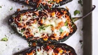 Southwest Stuffed Poblano Peppers