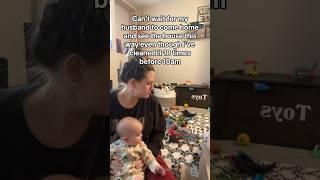 I’m sure he thinks I do nothing  #video #momming #youtubeshorts #short #shorts #baby #funny