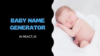 Baby Name Generator    Part 1