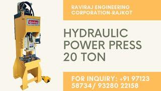 Hydraulic Power Press 20Ton (+91 93280 22158)