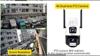 V360pro 4G Dual lens Outdoor PTZ Camera Installation video