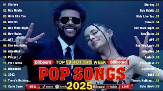 The Weeknd, Bruno Mars, Dua Lipa, Adele, Maroon 5, Rihanna, Ed Sheeran - Billboard Top 50 This Week