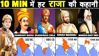 10 MINUTE में हर एक भारतीय राज्य का पूरा इतिहास | Every Indian Empire in 10 Mins