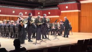 An Opening Fanfare (2023) for 4 Horns and British Brass Band