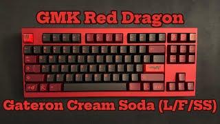 F1-8X V2 SMKX | Gateron Cream Soda | GMK Red Dragon