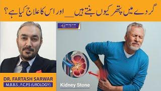 Kidney Stones | گردے میں پتھری | Causes & Treatment | By Dr. Fartash Sarwar | Urdu/Hindi