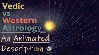 Vedic Vs Western Astrology | An animated Description