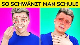 ZU COOL FÜR DIE SCHULE! EINFACH SCHULE SCHWÄNZEN || Lustige Tricks Und Streiche von 123 GO! TRENDS