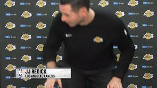 JJ Redick STORMS OUT of postgame interview after Lakers loss vs Grizzlies