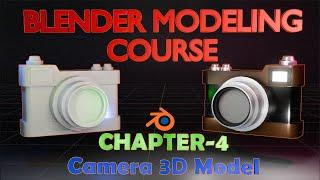 Blender Modeling Course: Chapter-4: Modeling a Camera (Beginner to Pro) #blender #b3d #3d