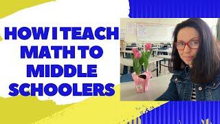 How I Teach Math and Introduce New Math Concepts #mathteacher