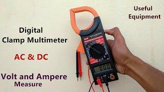 How to Use the Digital Clamp Multi-meter for AC and DC | Useful Equipment | POWER GEN