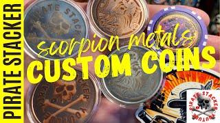Scorpion Metals made me RAD Pirate Coins!  #silver  #copper  #coins  #treasure