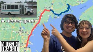 We Rode the Easternmost Bus Route in the US (to a tiny Canadian border town)