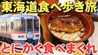 【名古屋～東京】東海道線沿線のグルメを食べまくる旅！