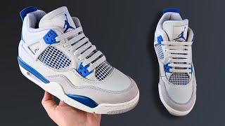 HOW TO BAR LACE JORDAN 4s | NIKE AIR JORDAN 4 LACING