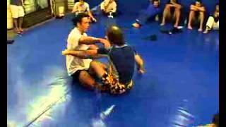 John Danaher, Ryan, and Renzo Gracie: early sweep experiments