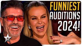 Top 10 FUNNIEST Auditions from Got Talent 2024!