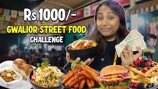 Living on Rs 1000 only STREET FOOD CHALLENGE , Gwalior | Episode-2